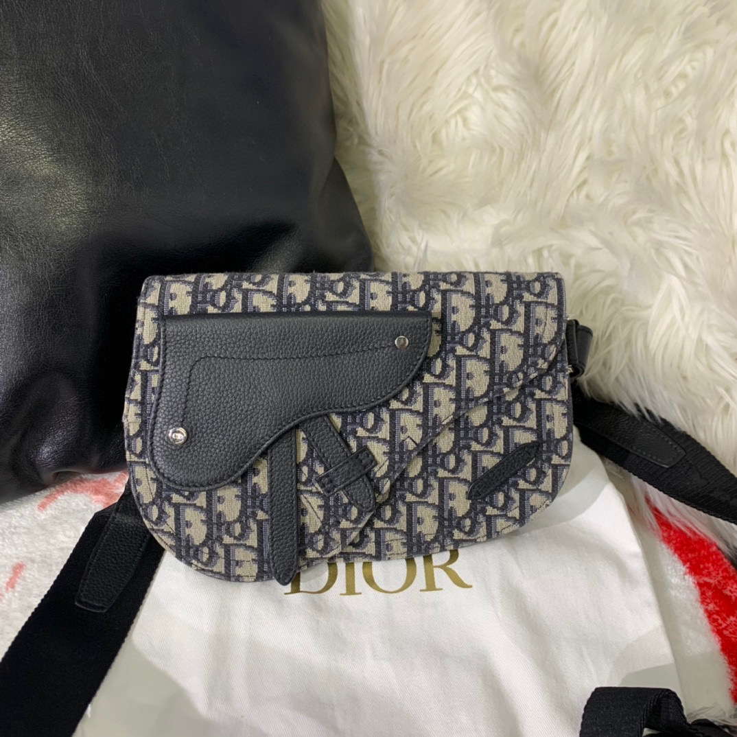 99新 Dior/迪奥 dior老花马鞍包1206