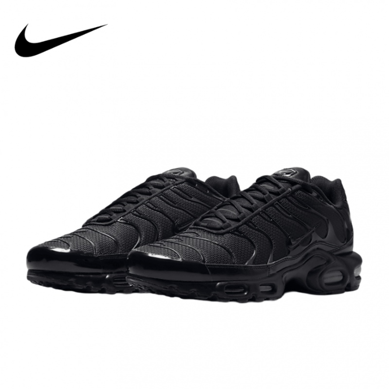Nike正品黑色AIRMAX PLUS时尚经典复古低帮运动鞋男士-604133-050