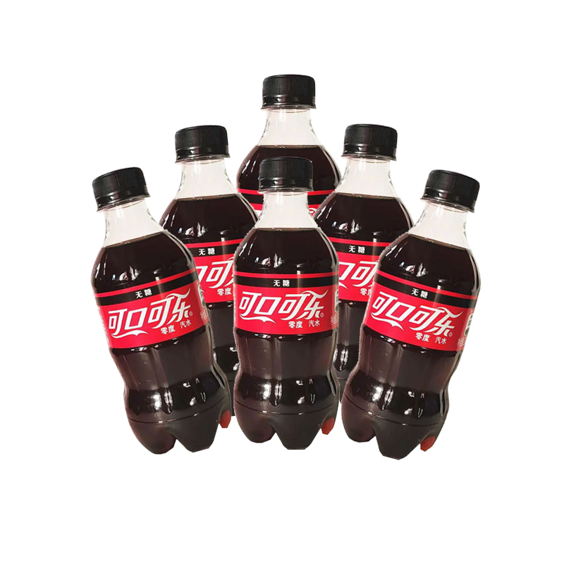零度可乐无糖可口可乐300ml*6瓶迷你小瓶整箱装夏季碳酸饮料汽水