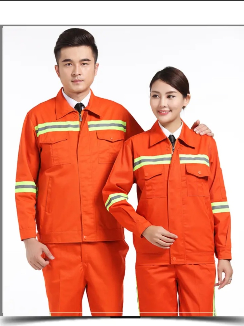 环卫工作服长袖套装春秋市政公路施工反光条劳保服男厂服定制批发