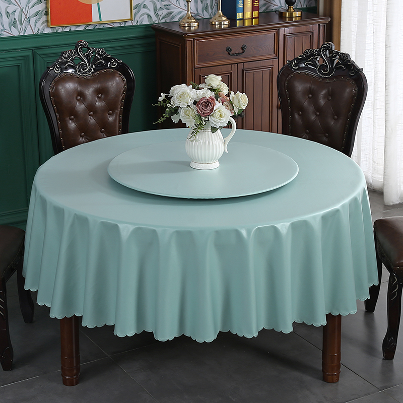 防尘可擦防滑通用餐桌盖布防水防油免洗茶几垫轻奢风万用盖布