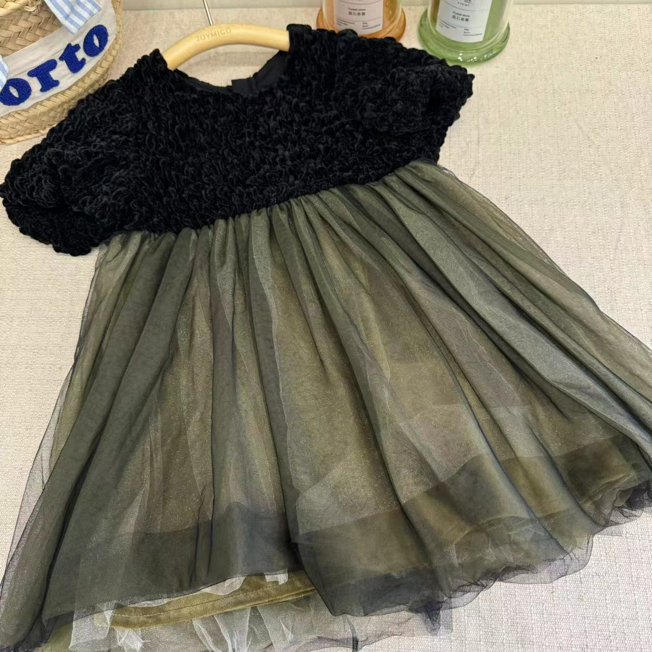 儿童童装儿童C003337 梭织连衣裙儿童童装