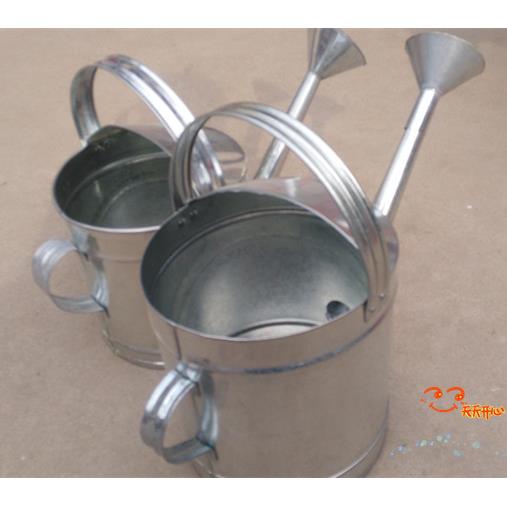 园艺工具手工不锈镀锌铁皮洒水壶浇花壶喷壶浇菜壶花园浇水壶