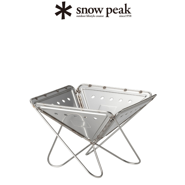  snowpeak雪峰露营烧烤炉焚火台