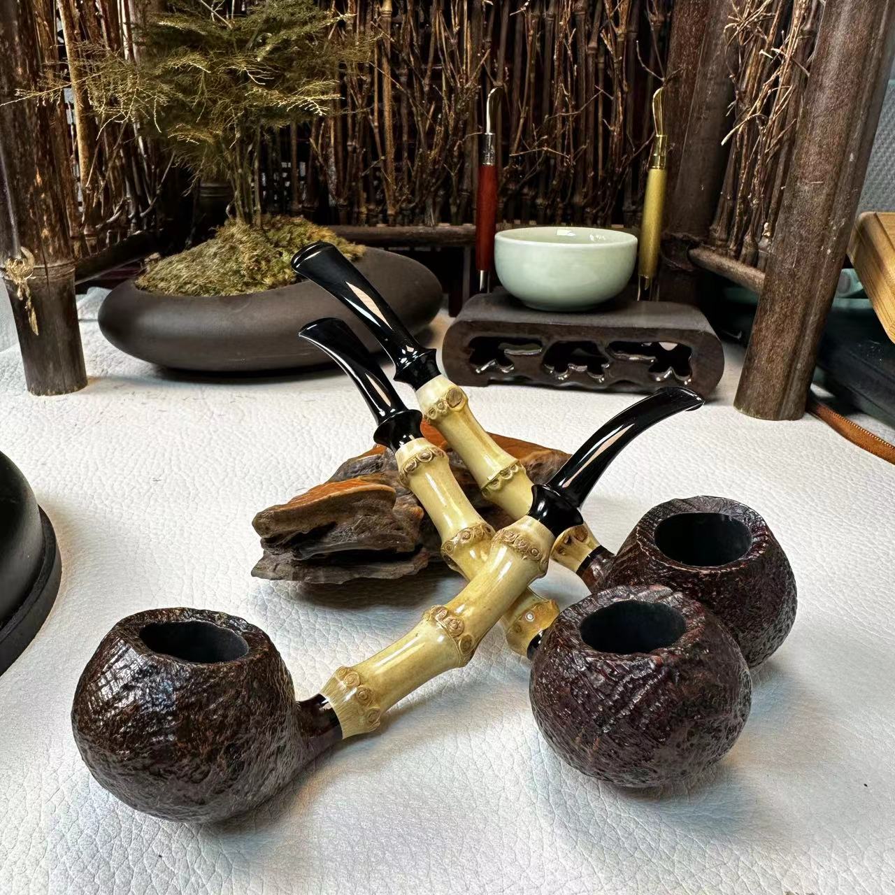 42纯手工石楠木烟斗