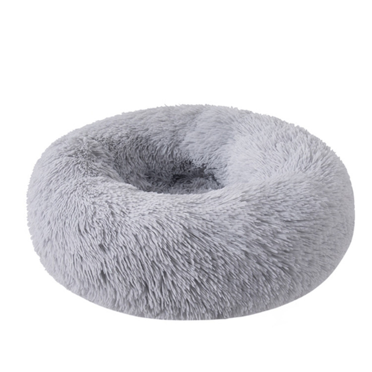 毛绒圆形宠物窝