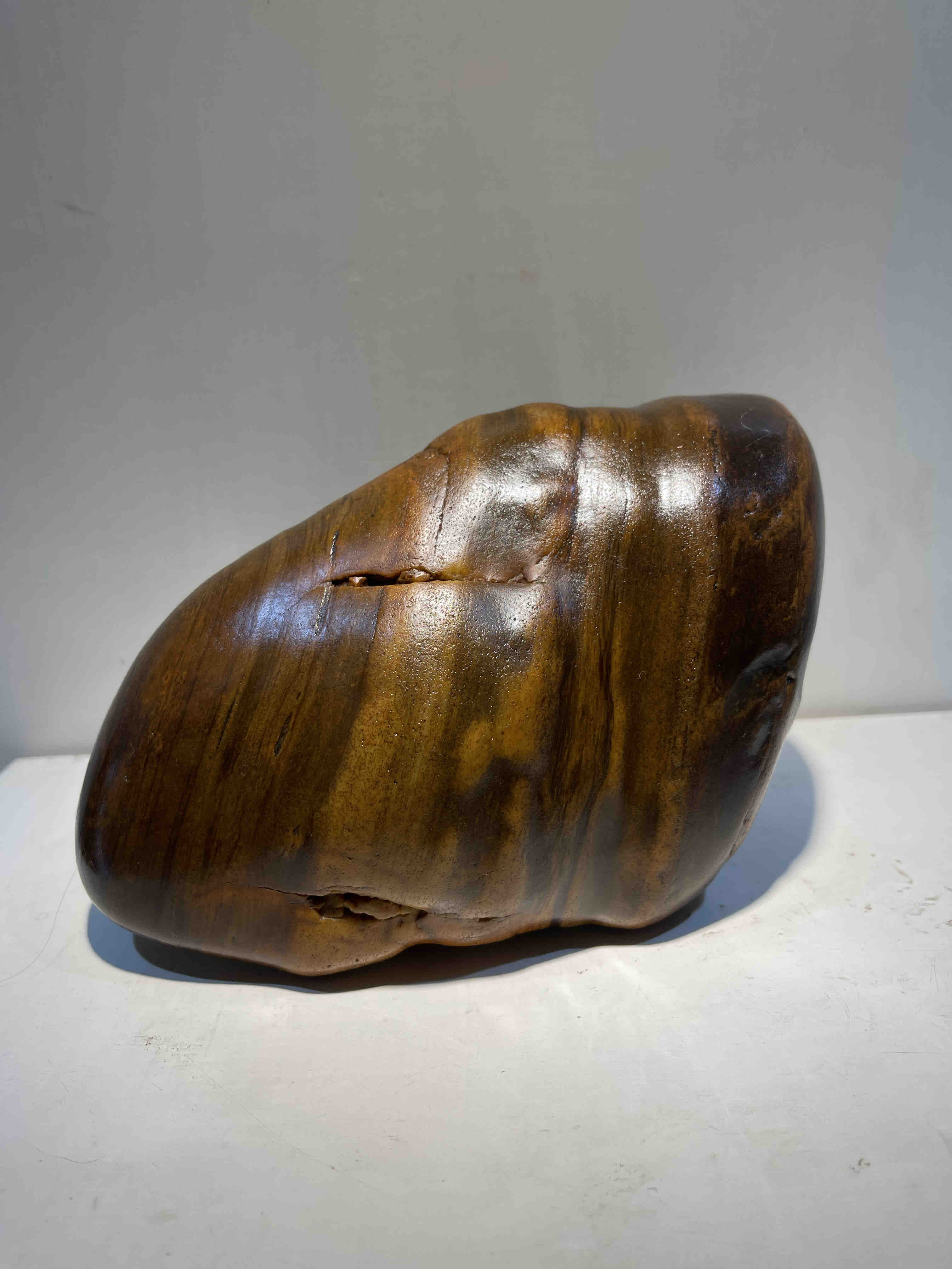 大化石色彩鲜艳夺目，古朴典雅,以质色见长。