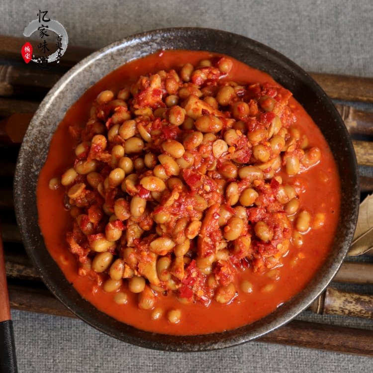 云南特产滇味傣味水豆豉臭香新鲜开胃下饭咸罐装500g