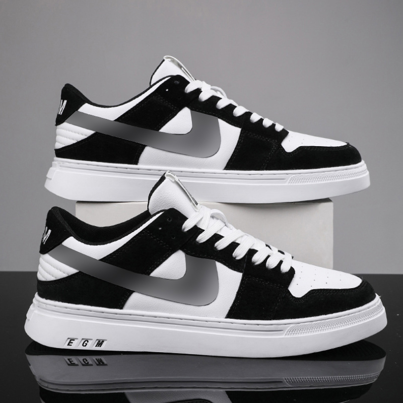 1217秋季大码男鞋45高帮时尚运动鞋46加大板鞋47加肥加宽男潮鞋48