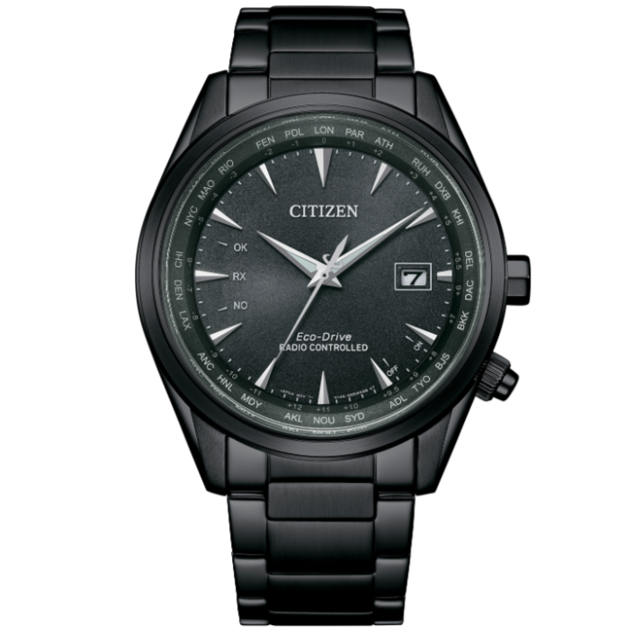 空中之鹰系列光动能多局电波商务休闲男士手表 CB0275-83E