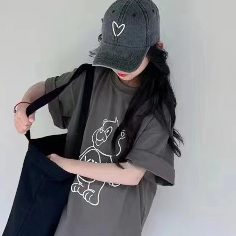 现货  儿童爱心刺绣棒球帽子 熙熙可可童品MZ2316