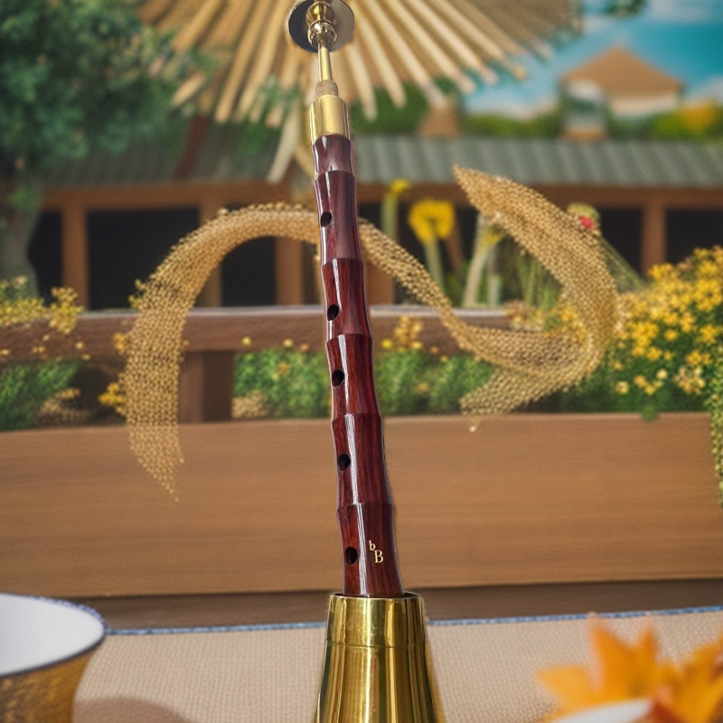 精品紫檀红木降B调专业唢呐，哨片伴奏，包教学