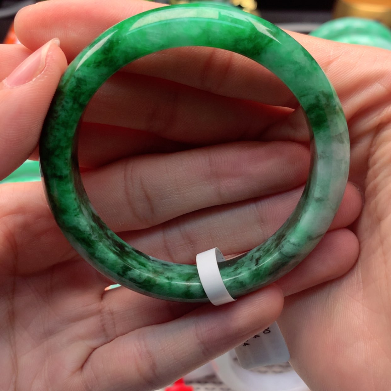 【闪购商品】翡翠手镯未镶嵌爱*满
