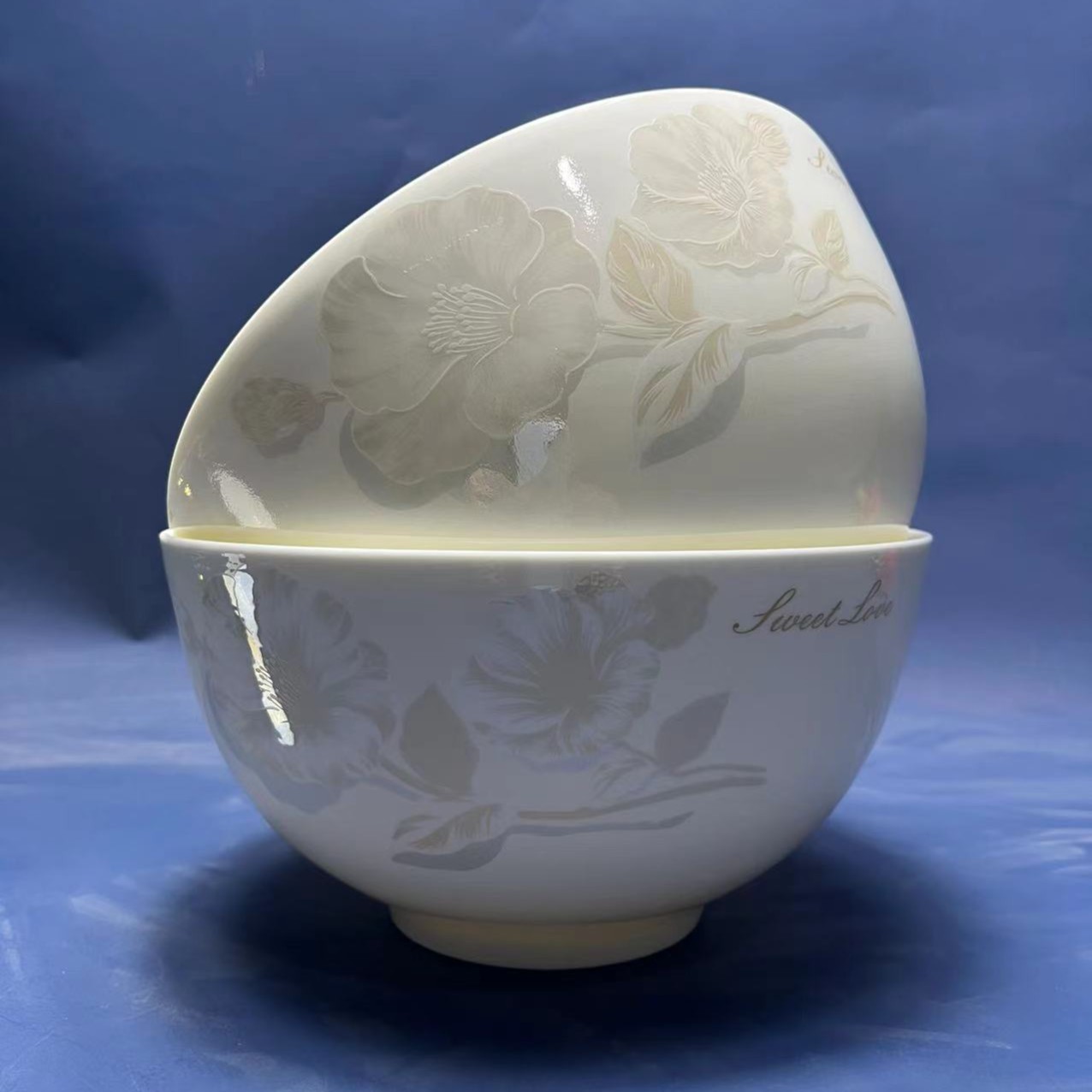 月光倾城8英寸大汤碗手工家用大碗高档陶瓷中式装汤