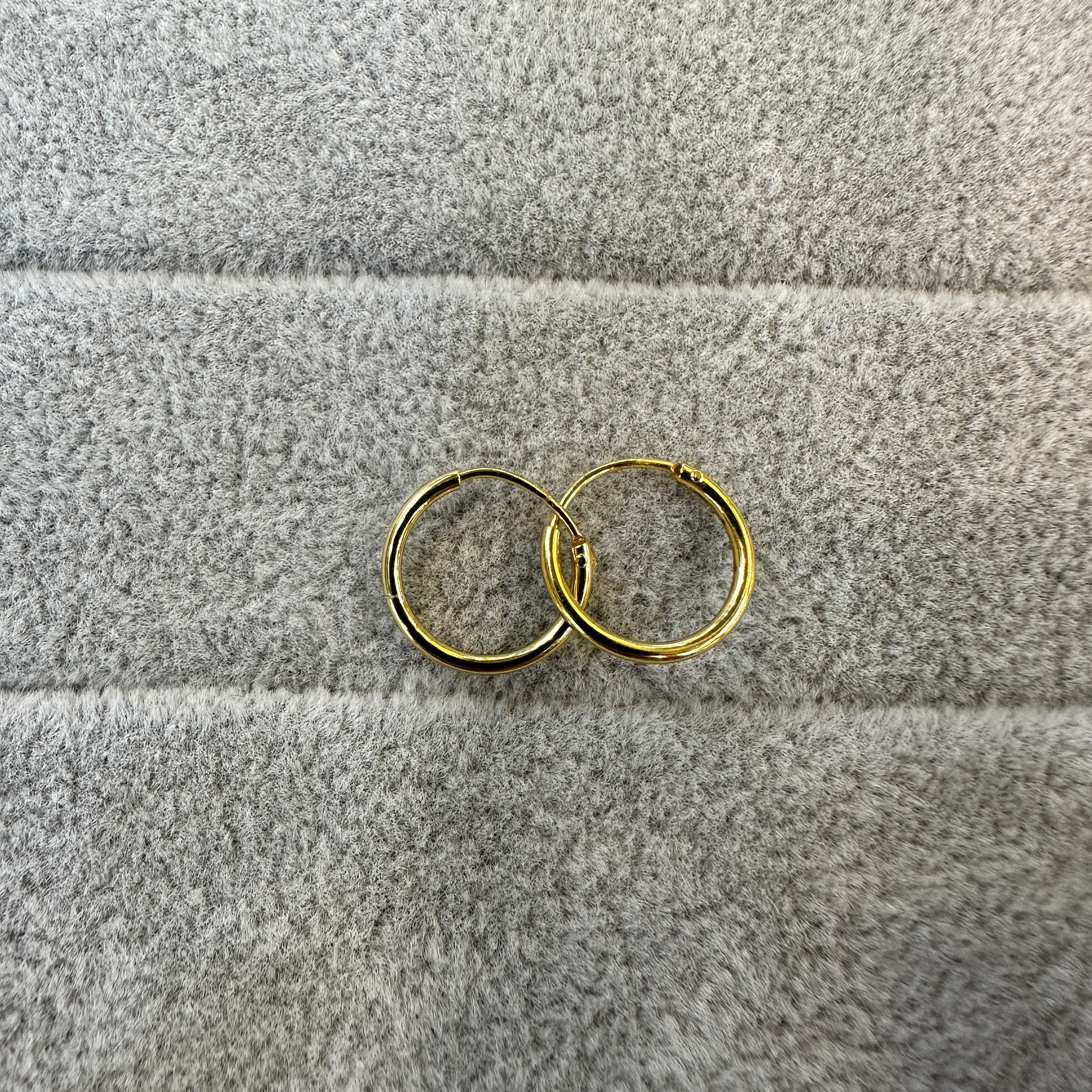 925银耳饰 【朱哥金选】S925银耳圈EAS214{一对}