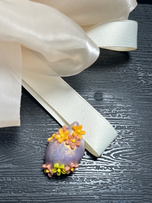 寄居蟹宠物手工壳珠光紫口径1.2