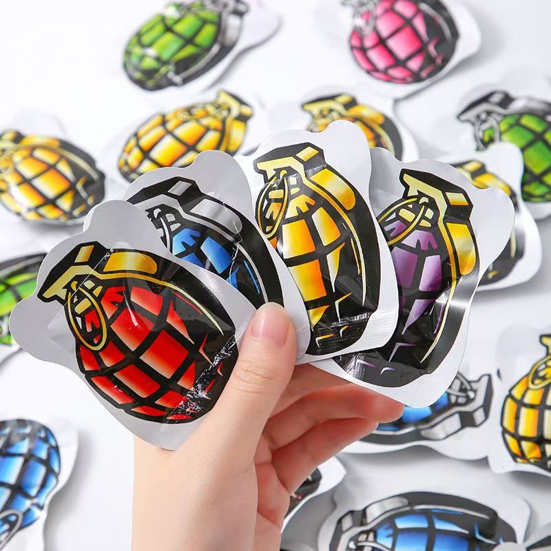 网红爆款自爆手雷朋友搞笑仿真惊吓玩具自动充气小彩雷儿童小玩具