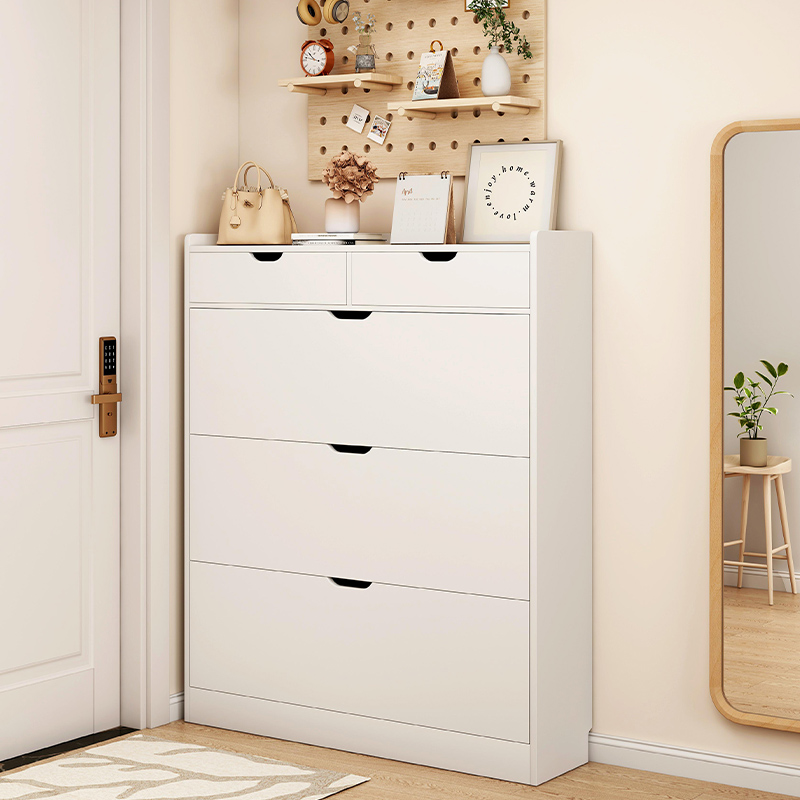 超薄翻斗鞋柜新款2024爆款家用门口大容量多层窄款室内入户玄关柜