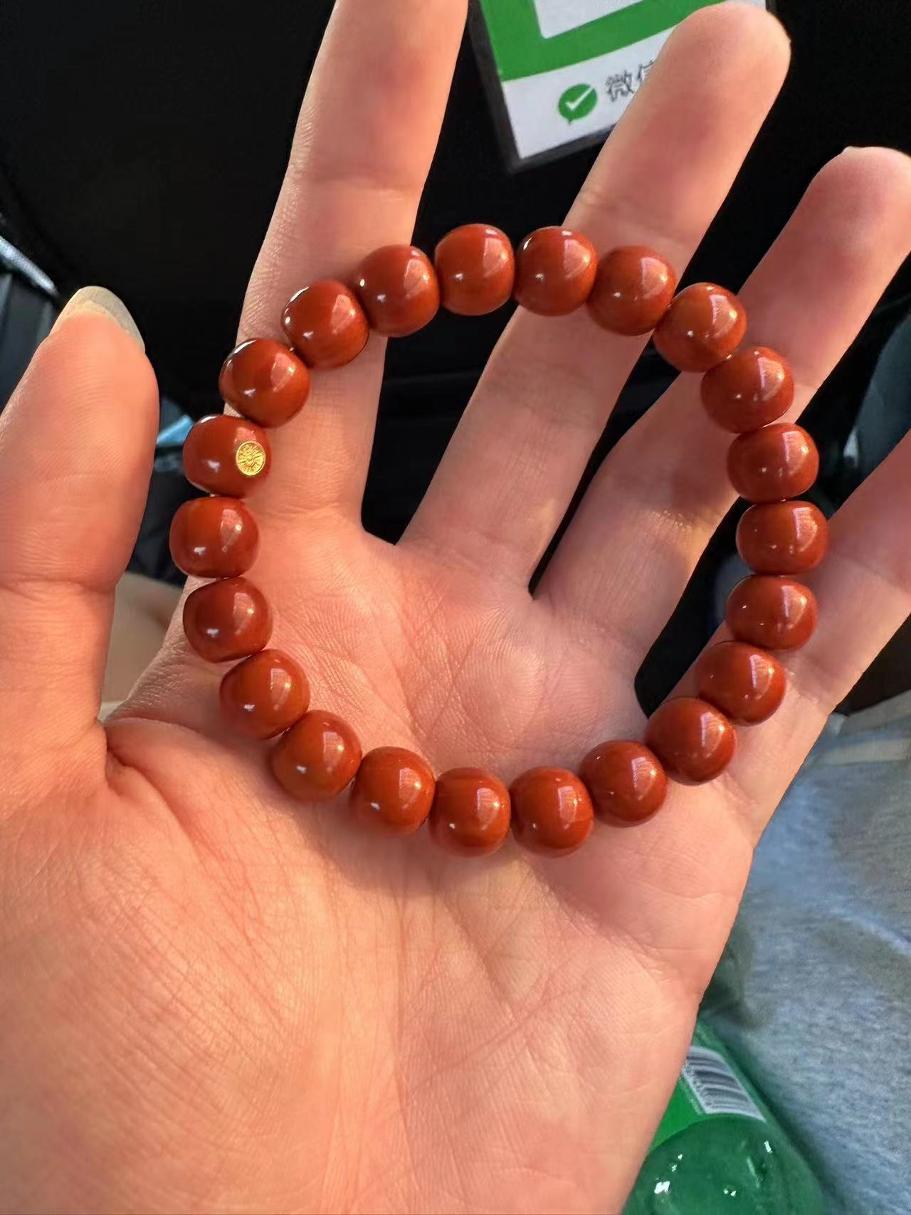 【全品毕业级】金标猴头手串