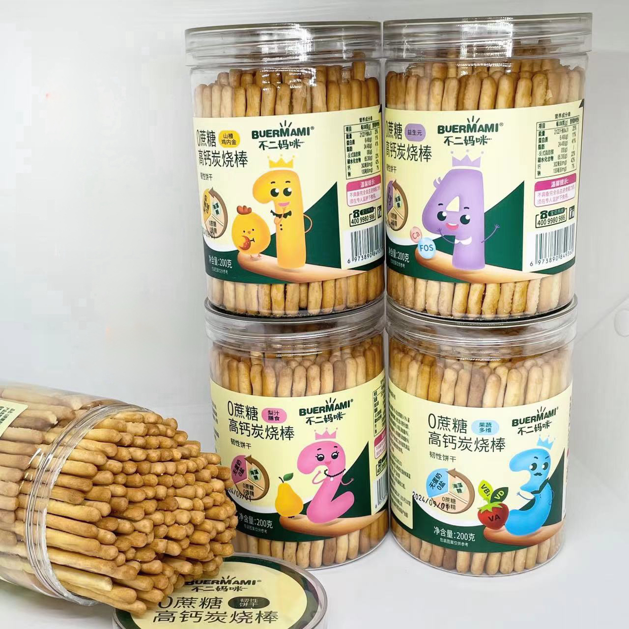 不二妈咪0蔗糖炭烧棒