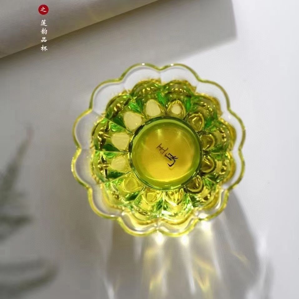 玉见茶杯创意耐热玻璃高级主人杯品茗杯80毫升