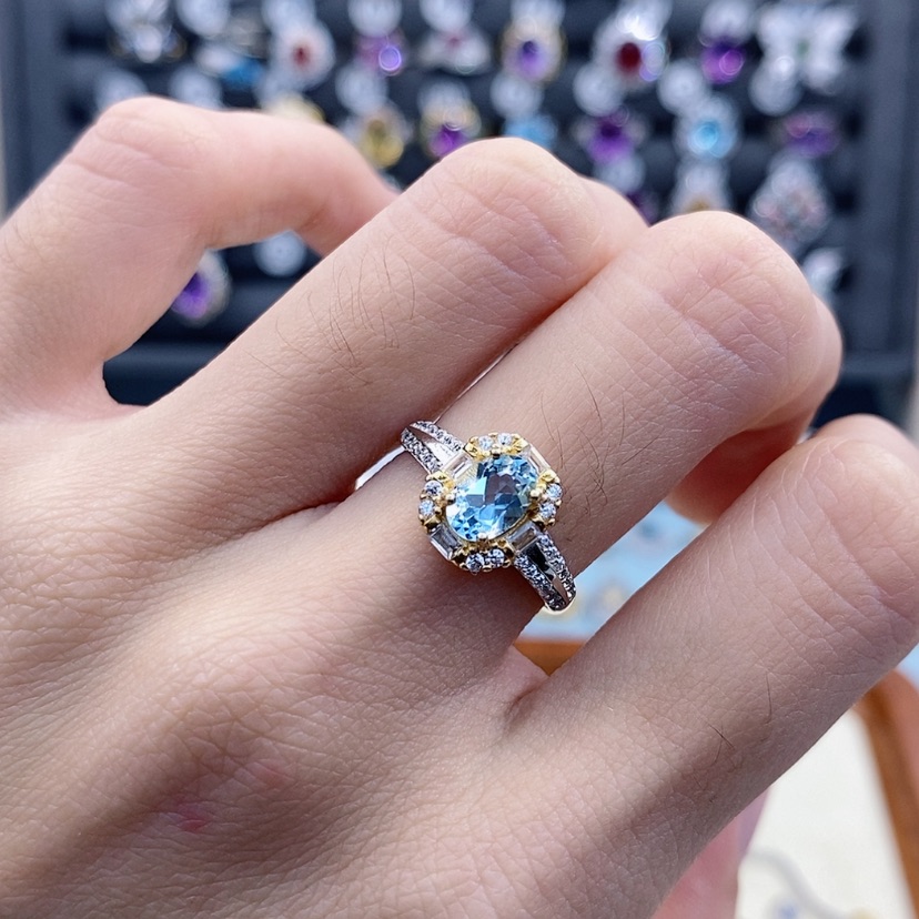 【闪购商品】水晶耳饰银S925镶嵌不含z证书