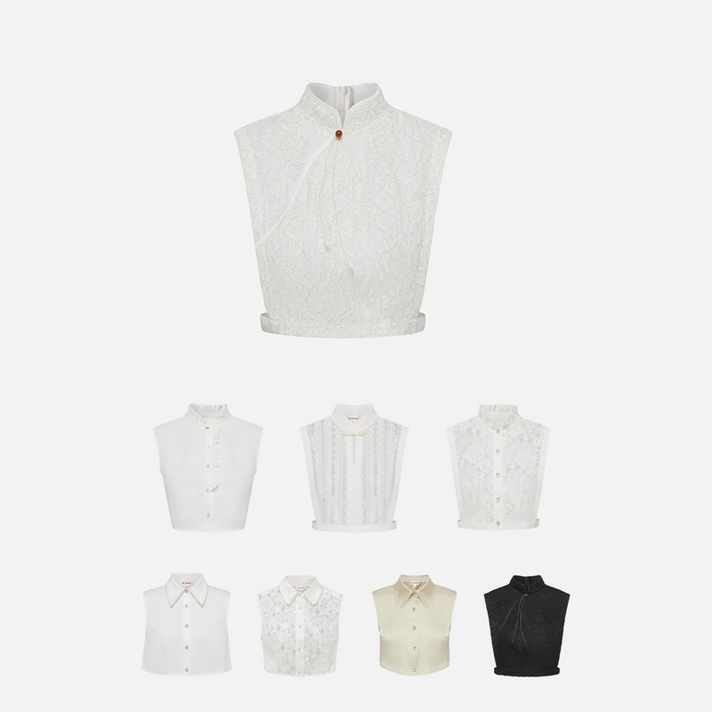 【现货】EP YAYING雅莹饰品 叠穿装饰假领打底内搭上衣ZN02A