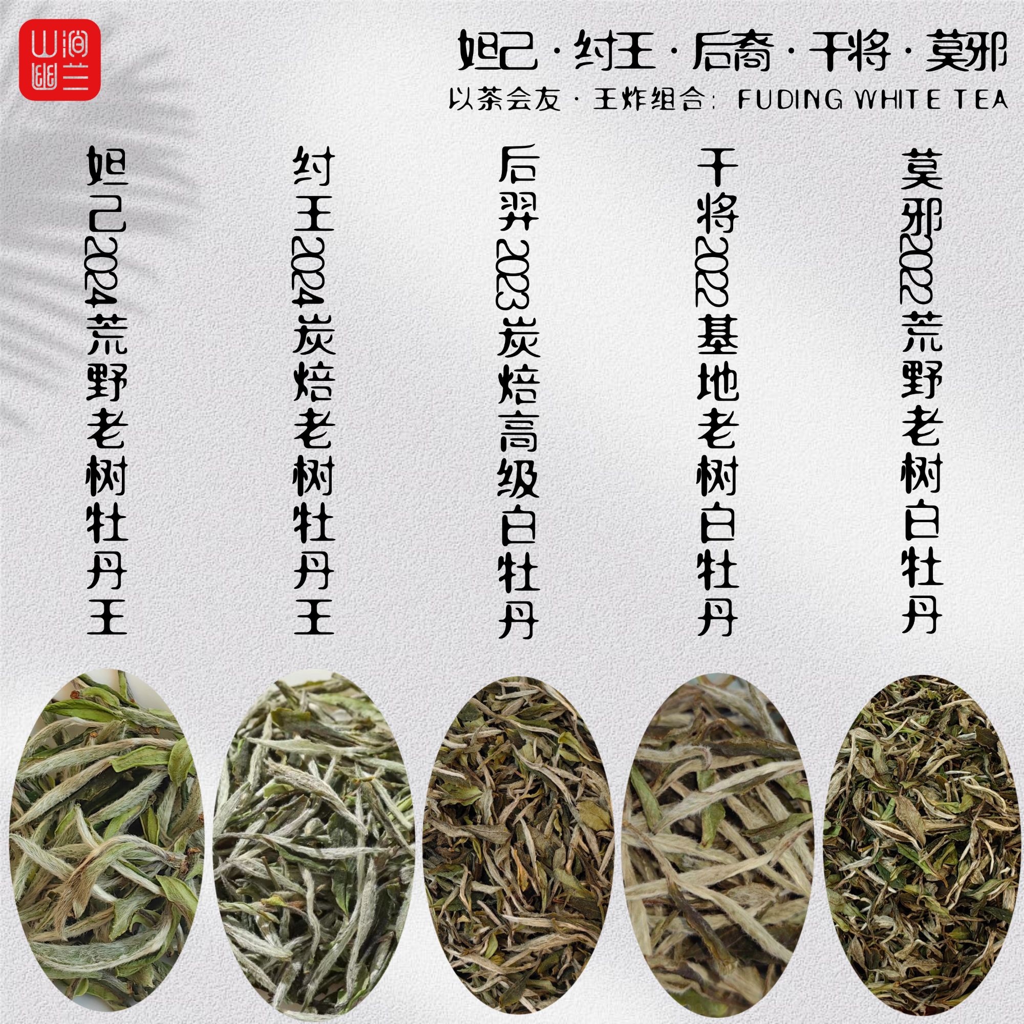 以茶会友·白牡丹王炸组合|干将5g|莫邪5g|品鉴装