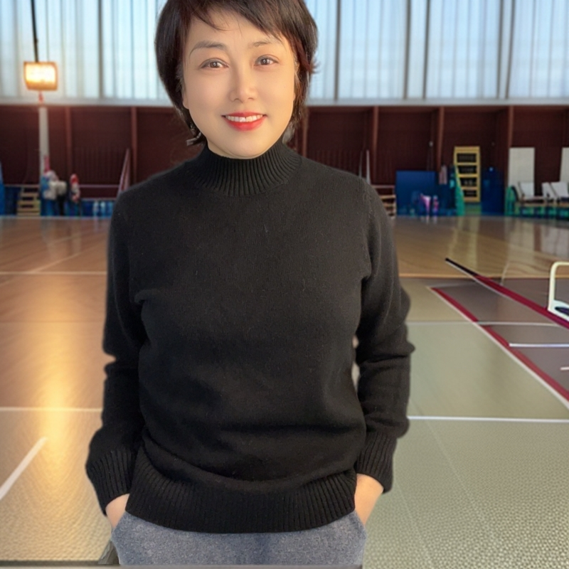 #特价双股加厚# 30绒女士秋冬时尚百搭纯色半高领打底羊绒衫