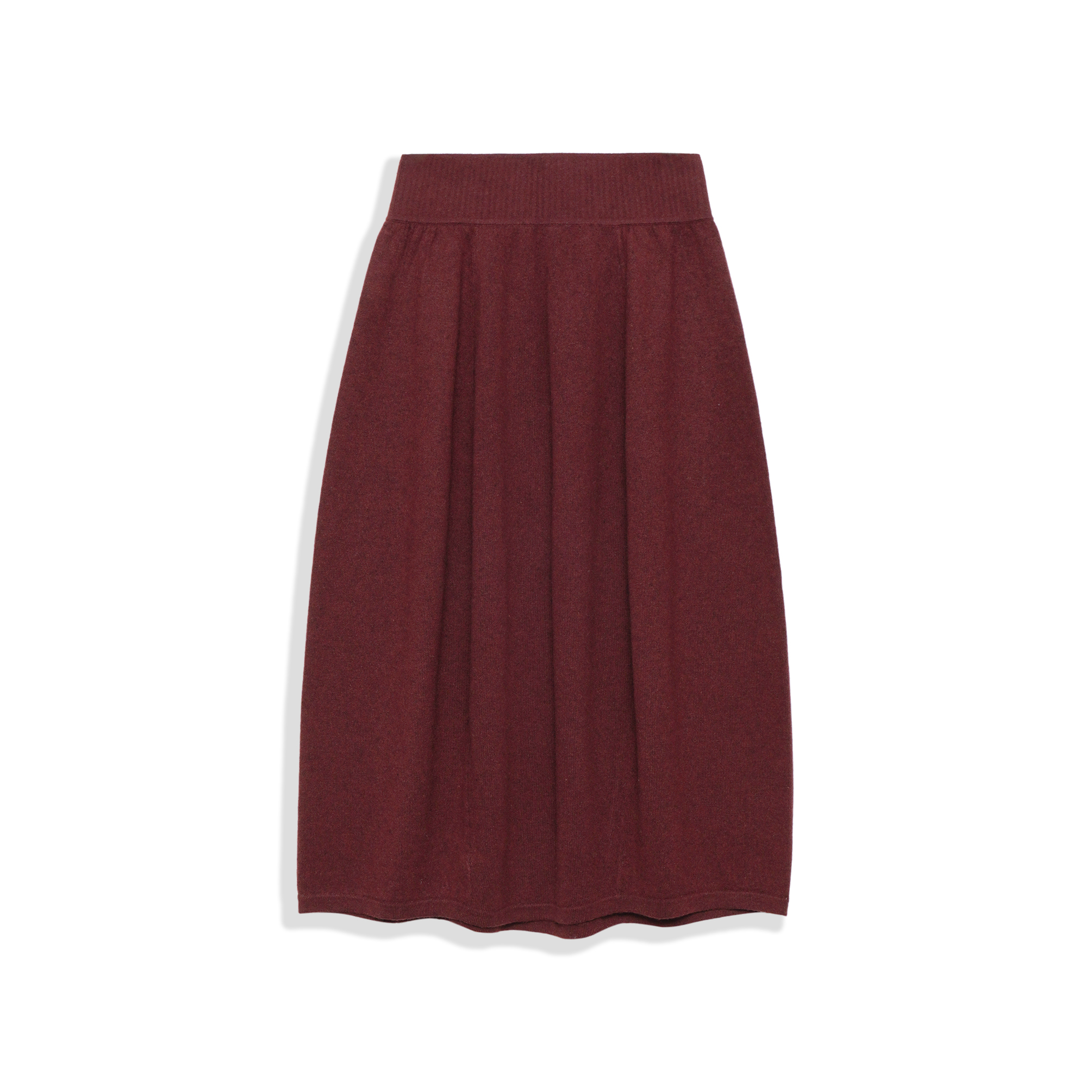 雅比那【花苞裙】 山羊绒秋冬时尚加厚高腰针织显瘦气质苞苞裙