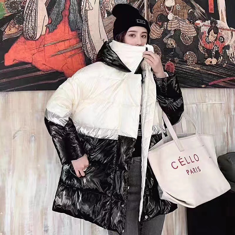  秋冬女新款保暖加厚白鹅绒羽绒服 D6660266