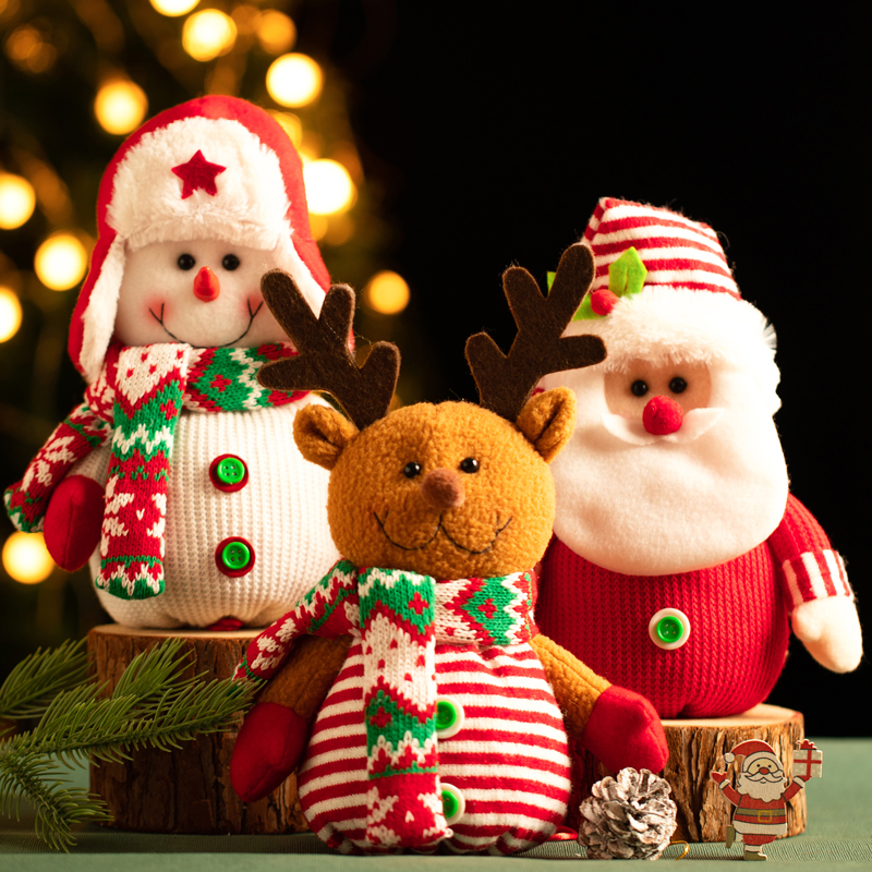 圣诞节礼物袋平安果包装礼盒手提袋子创意小礼品儿童糖果袋苹果袋