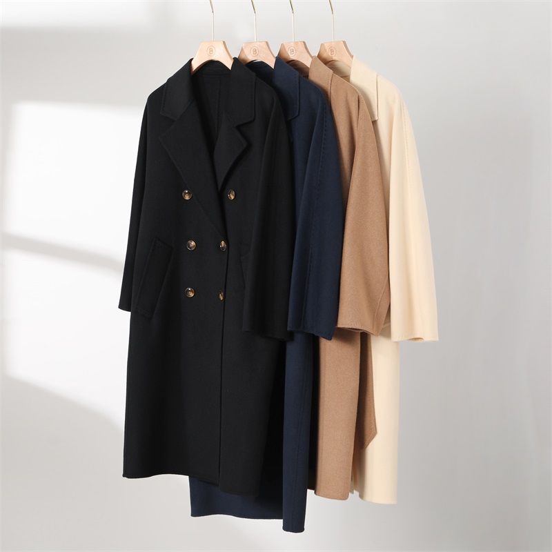 百百骆驼绒经典801款毛呢大衣外套22415766