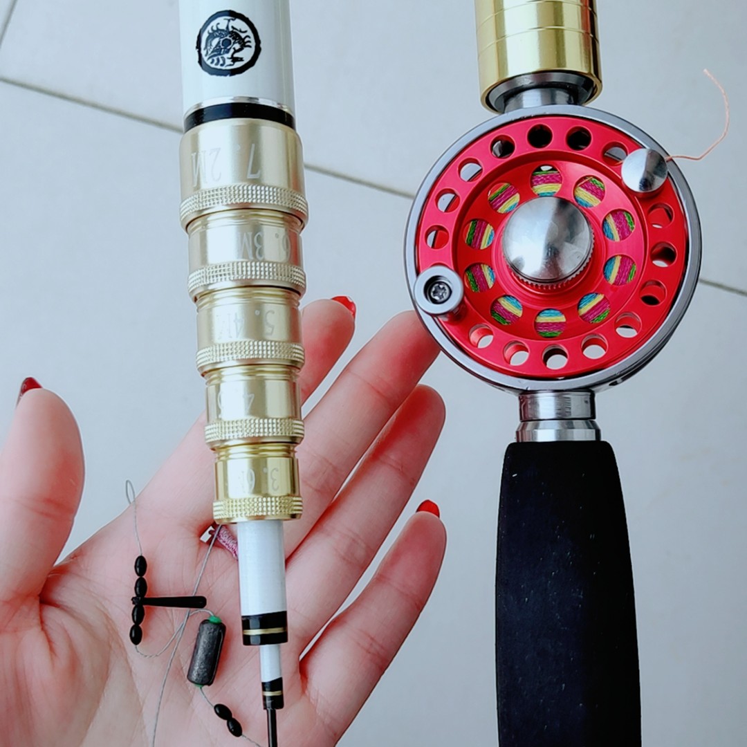 28调五定位中通钓竿钓鱼定位超轻超硬台钓竿内走线鱼竿垂钓手竿