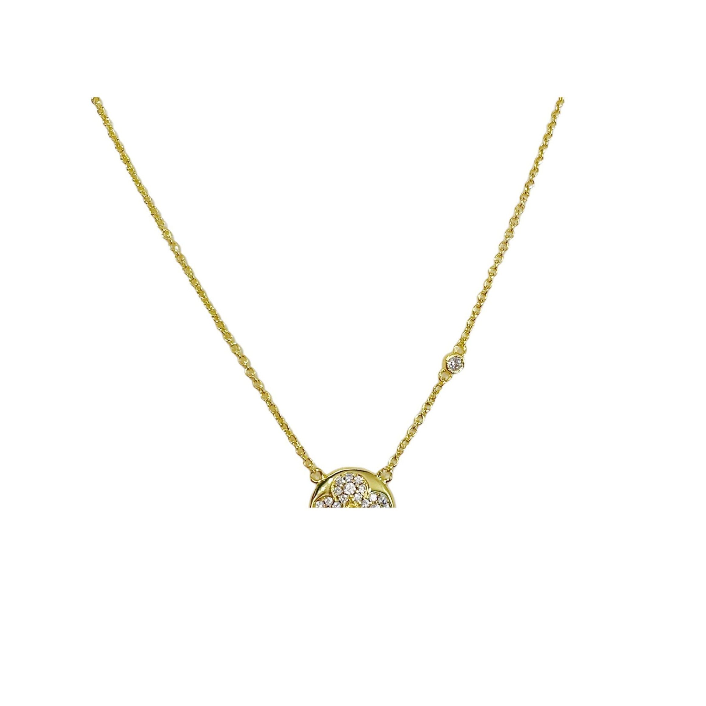 501   满钻单花项链女