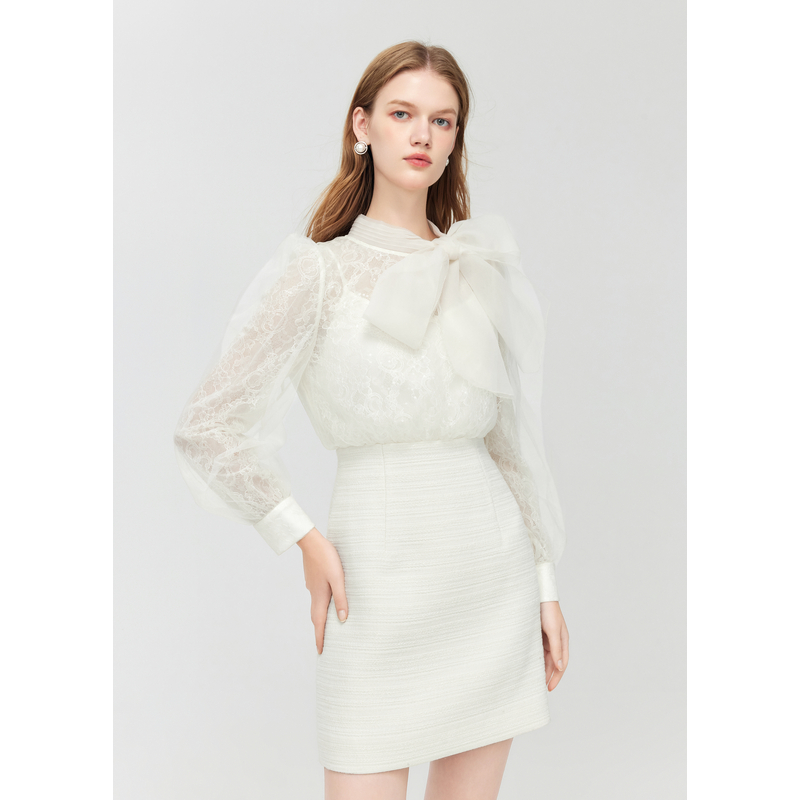 missCOCOON蝴蝶结小个子设计连衣裙0114