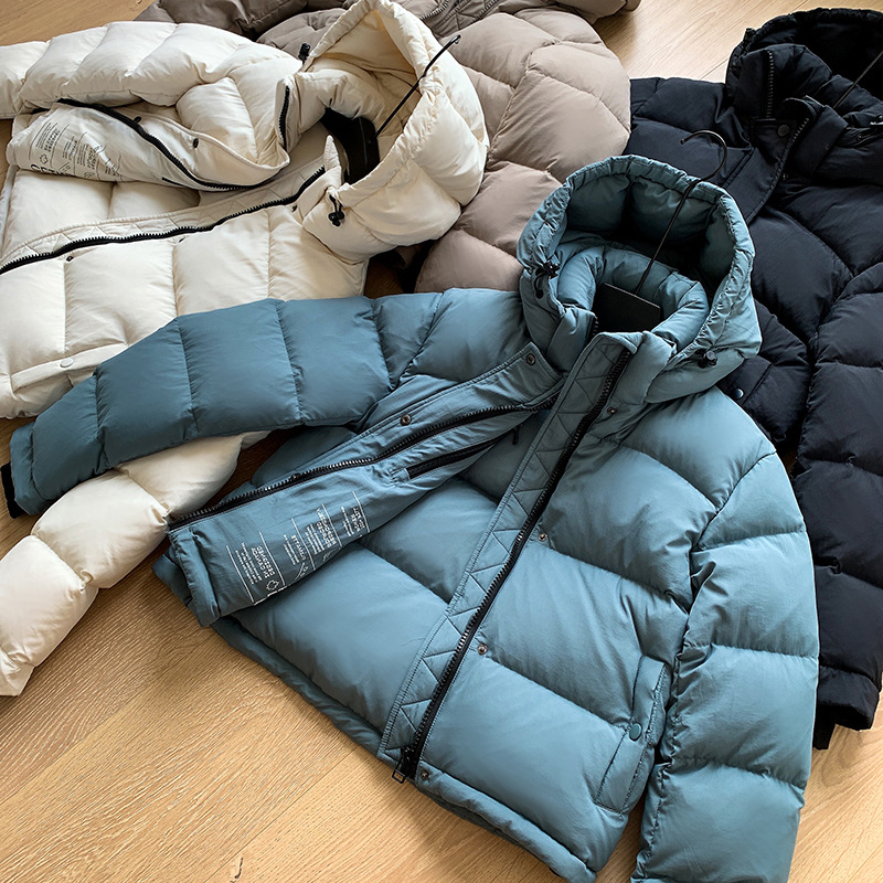 95白鹅绒短款羽绒服女款高端女装2023大鹅绒平湖批发货源外套百搭