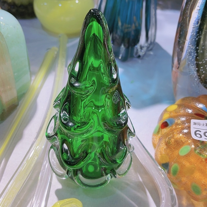 家悦美居琉璃花瓶摆件