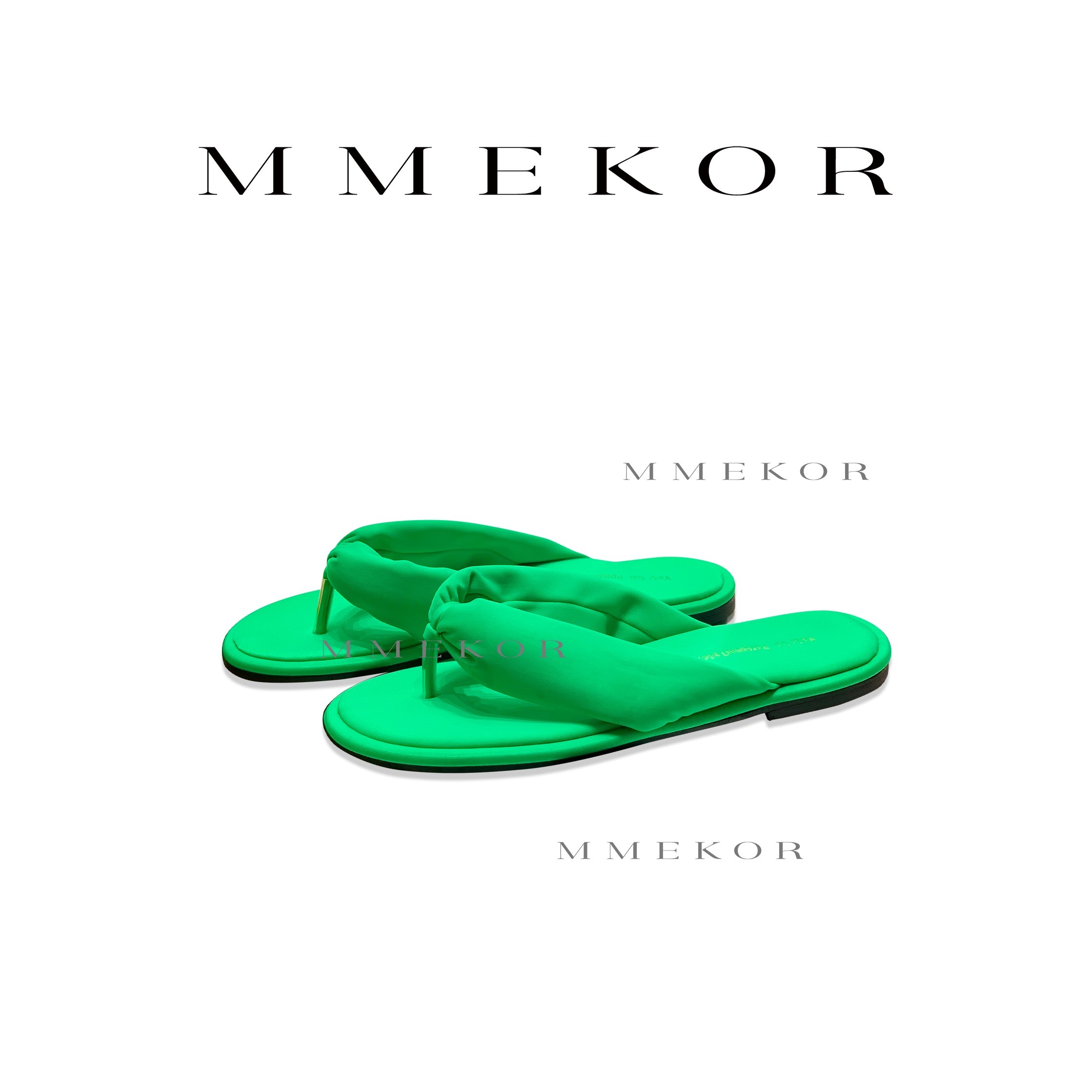 MMEKOR 罗马风糖果色人字拖 24001