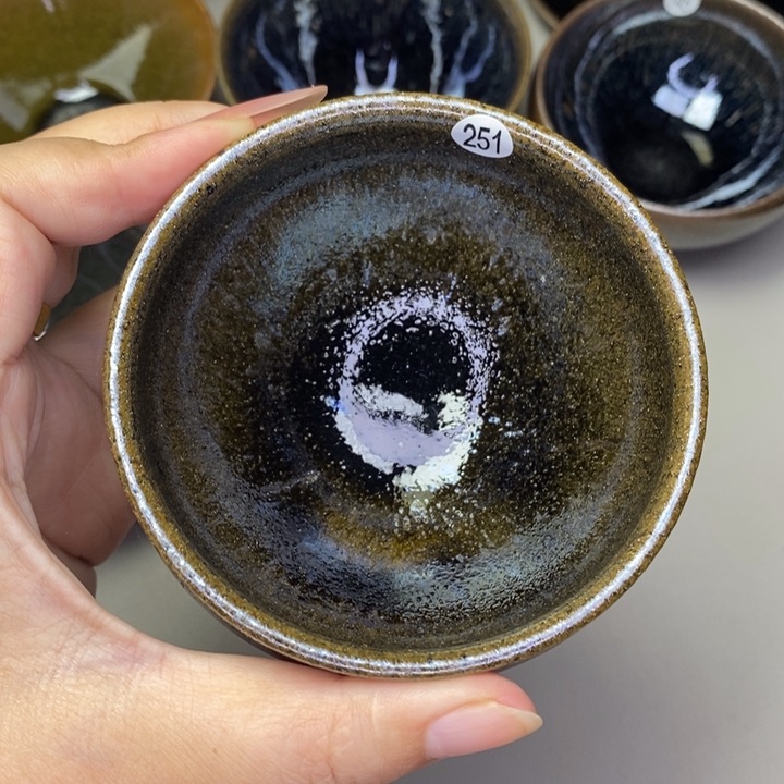 茶盏建窑建盏柴烧主人杯