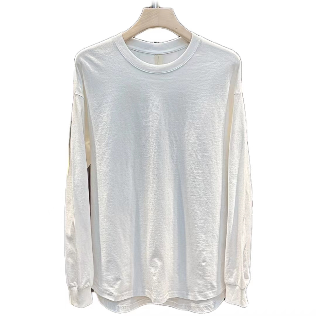 888早春新款圆领T恤纯色休闲建议百搭宽松男士通用白色日常常规