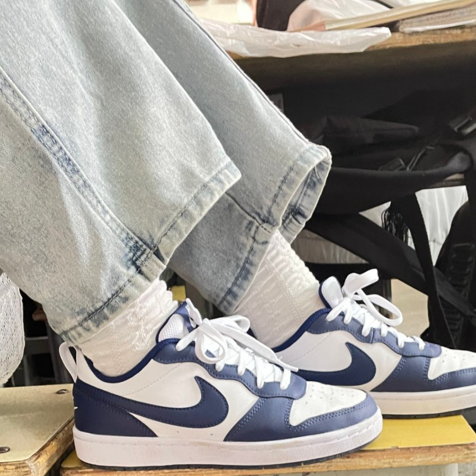 Nike耐克Court Borough 女子大童潮流时尚运动休闲鞋 BQ5448-107