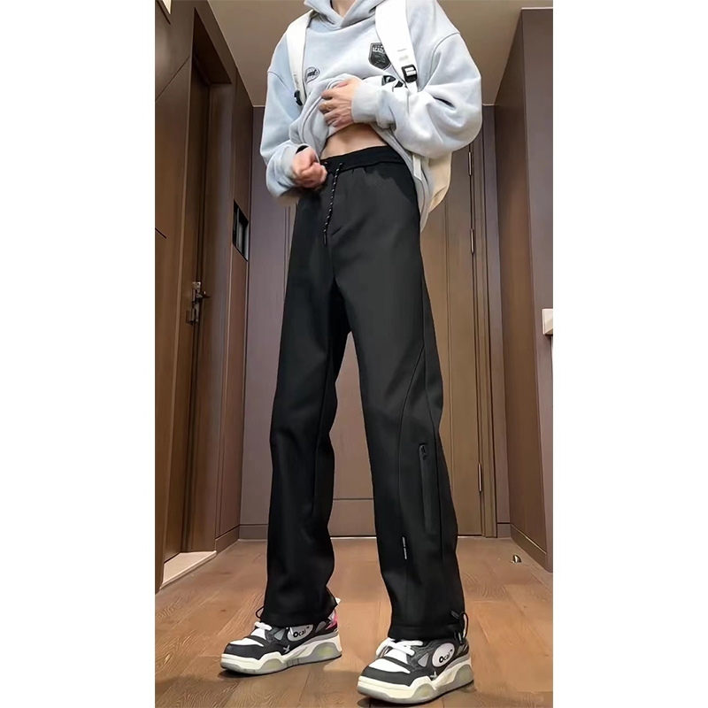 户外运动防水滑雪冲锋裤黑色加绒徒步登山裤子东北零下40度防寒裤