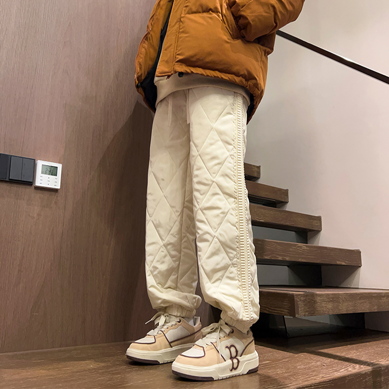 哈尔滨防寒裤子男女秋冬款夹棉卫裤防风抗寒零下40度东北过冬棉裤