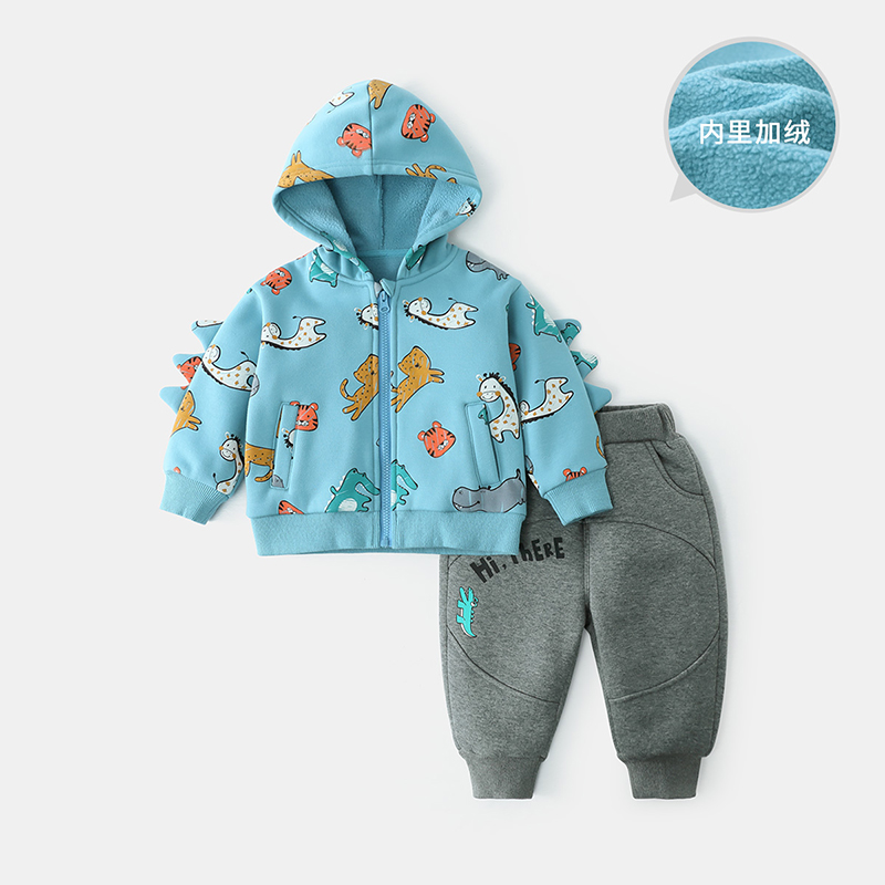 CICIIBEAR/齐齐熊宝宝外出套装春秋款儿童2024新款春装Q100190