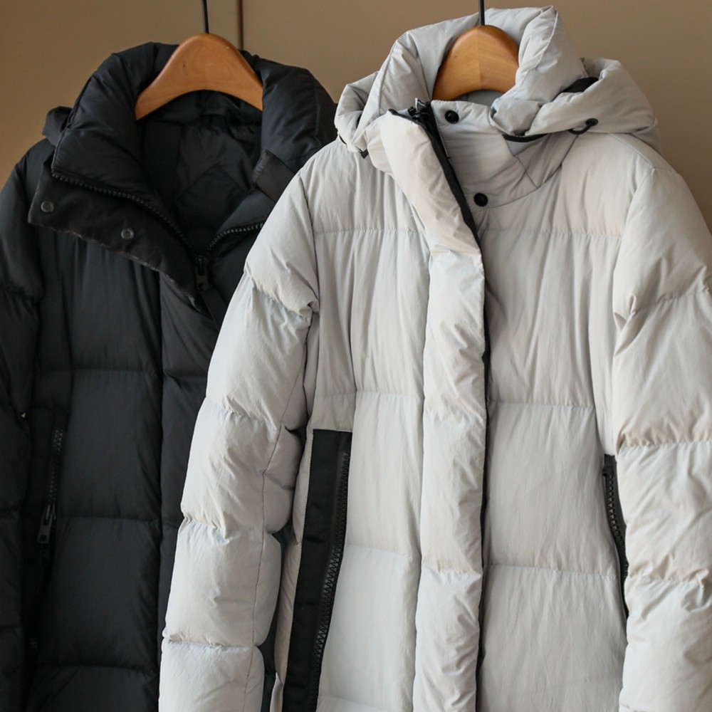 【巨暖】零下30可穿 怕冷bi备 高克重充绒加厚90白鸭绒长款羽绒服女