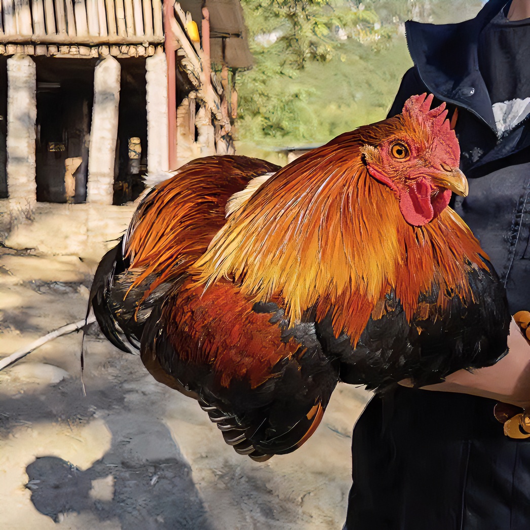 冬至福利 清远阳山大扇鸡拍一发二两个毛重约11到斤。299