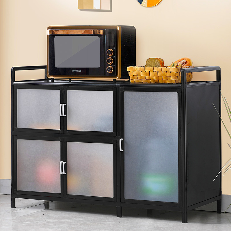 铝合金餐边柜现代简约客厅茶水柜碗柜家用厨房柜子储物橱柜收纳柜