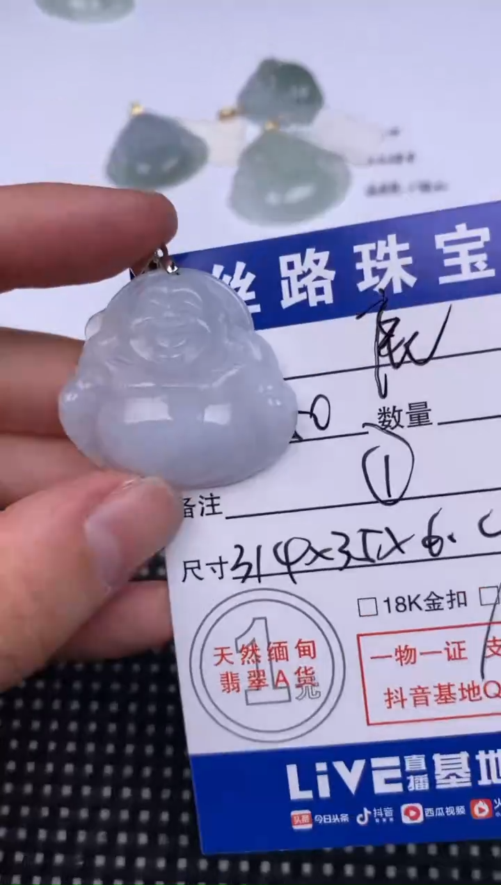 【闪购商品】翡翠颈饰未镶嵌挂件