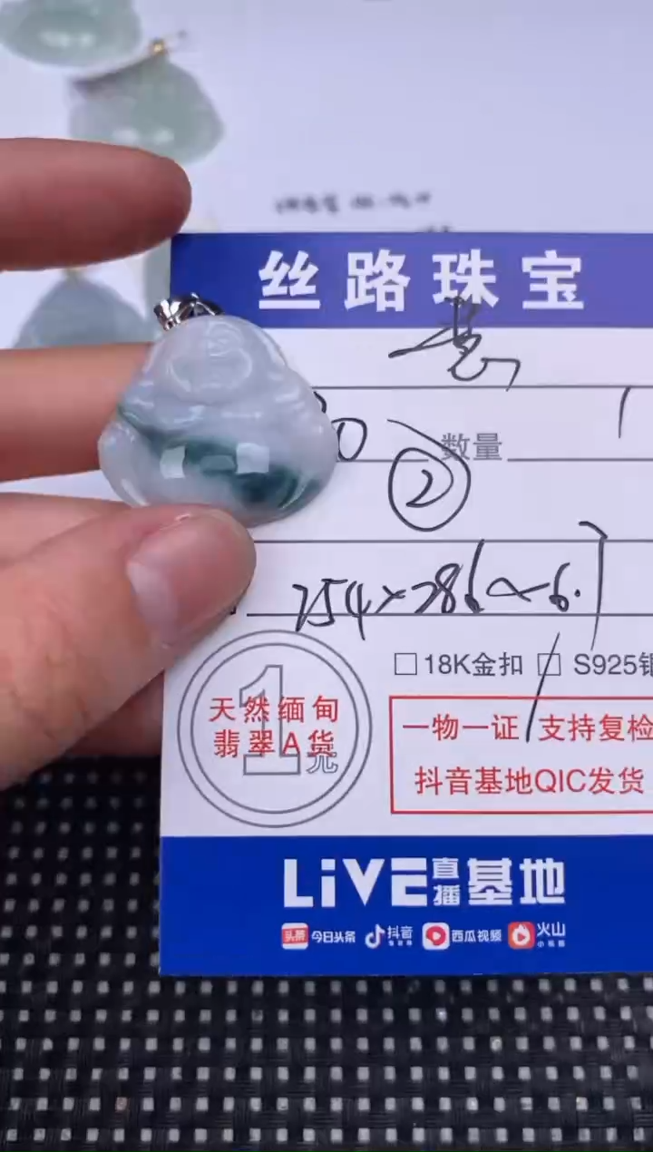 【闪购商品】翡翠颈饰未镶嵌挂件